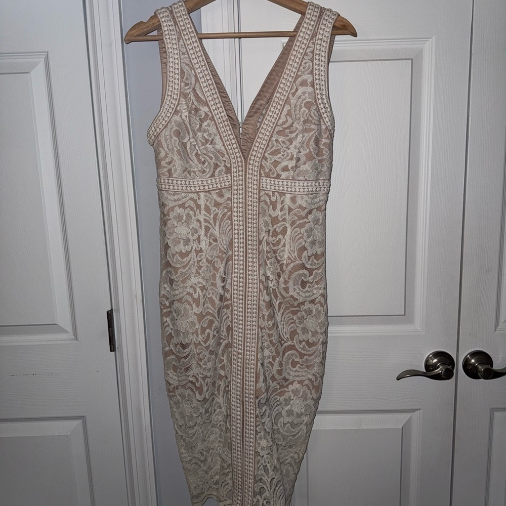 Elegant Lace Sleeveless Dress